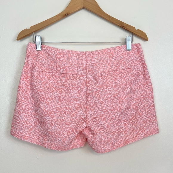 Southern Tide Women’s Tweed Texture Shorts Pink White | Size 4 - Picture 3 of 5